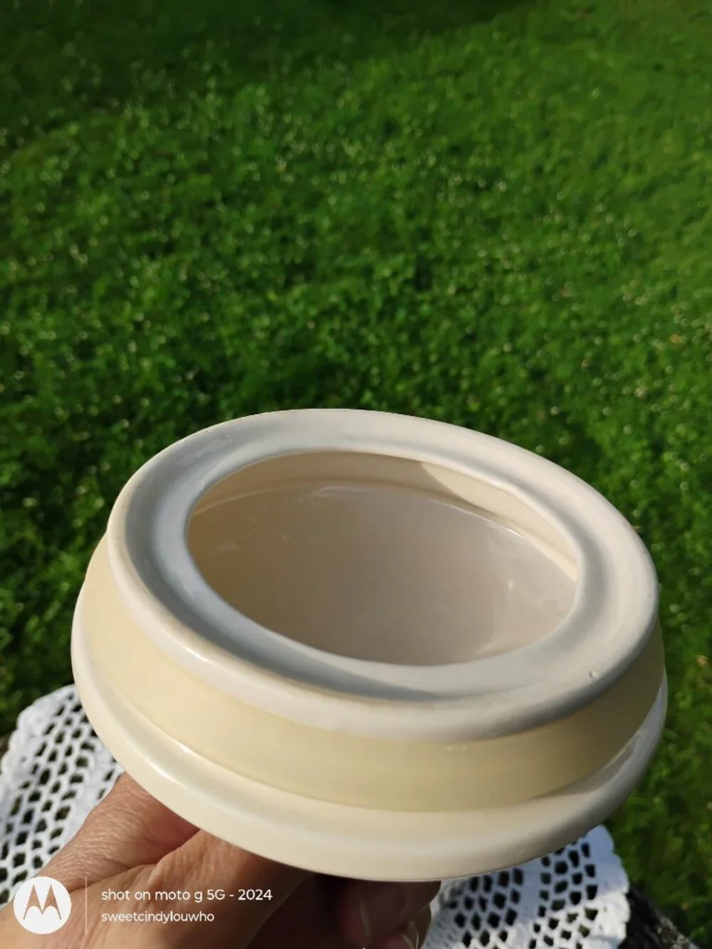 Certified International stoneware canister